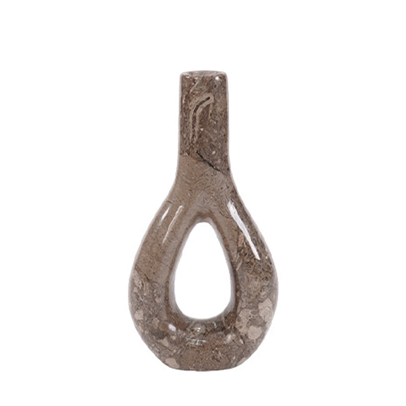 Marble Oval Vase - Big