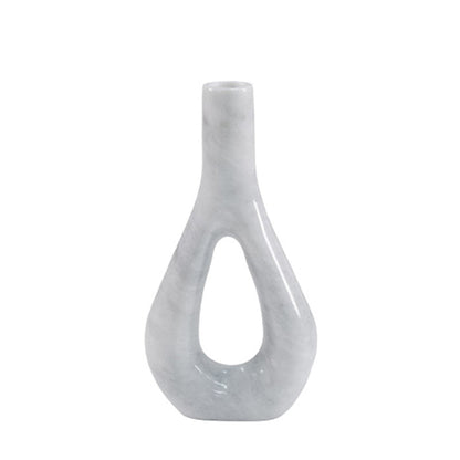 Marble Oval Vase - Big