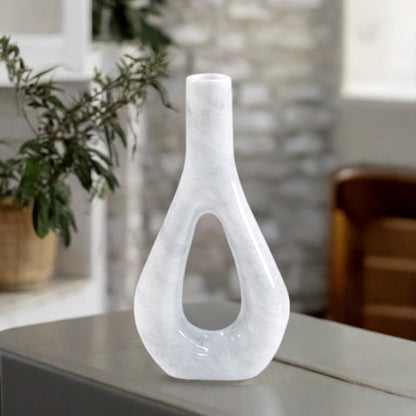 Marble Oval Vase - Big