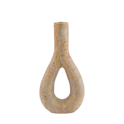 Marble Oval Vase - Big