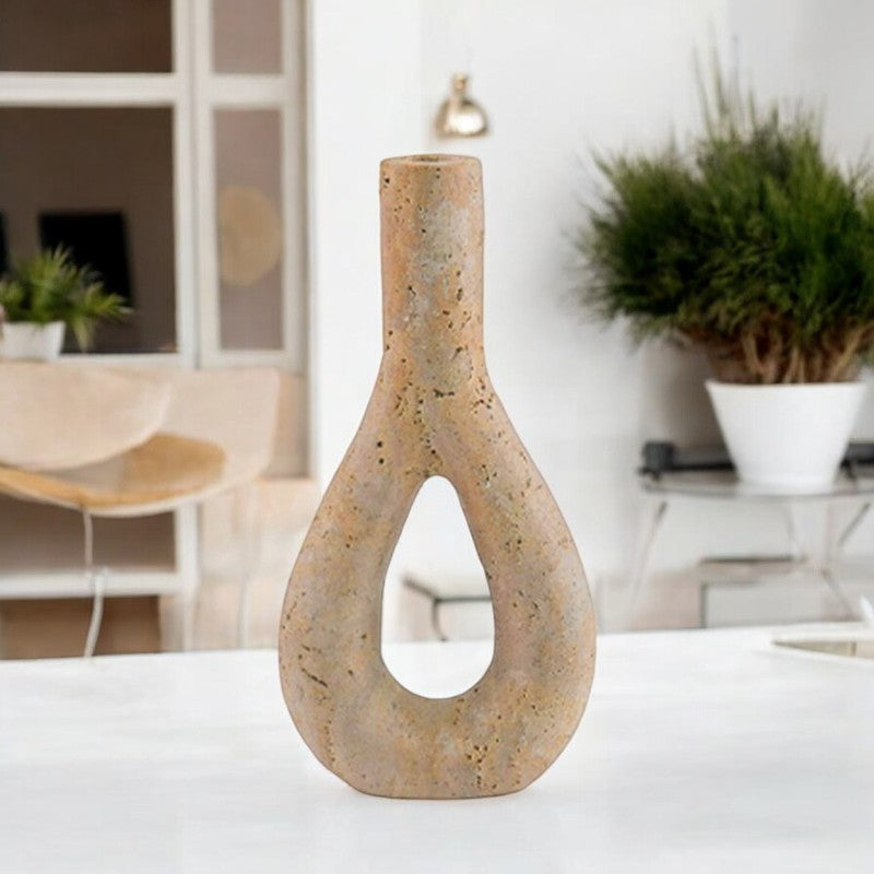 Marble Oval Vase - Big
