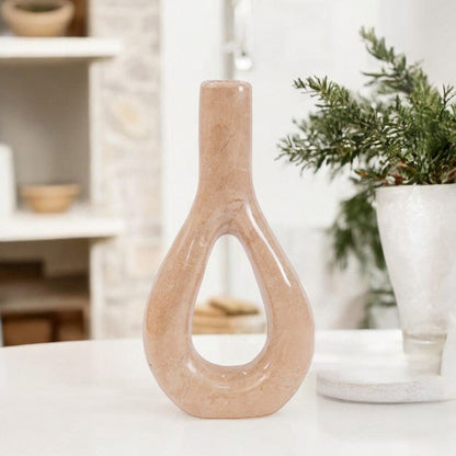 Marble Oval Vase - Big