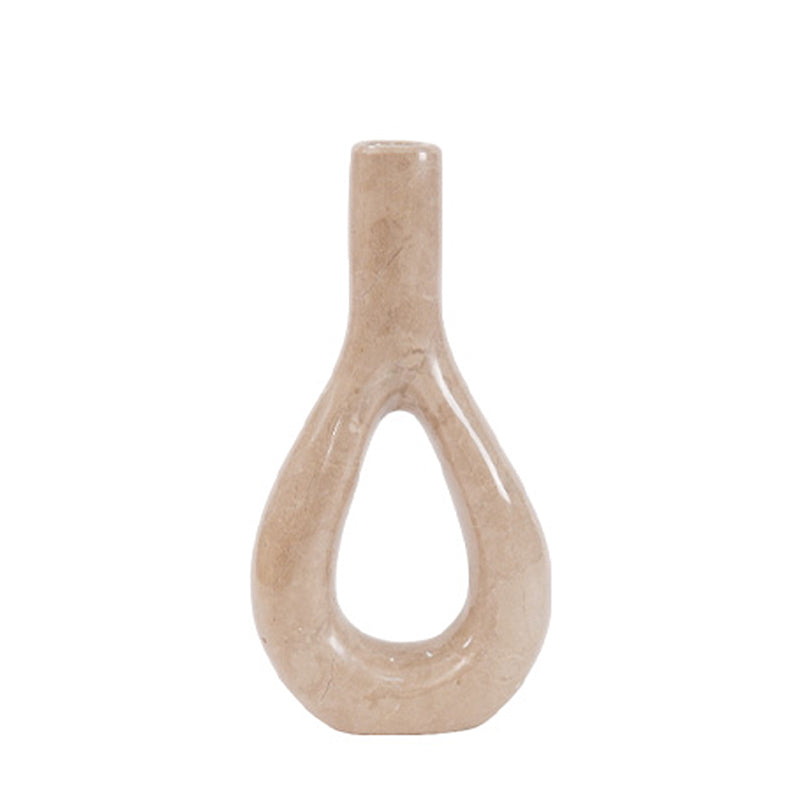 Marble Oval Vase - Big