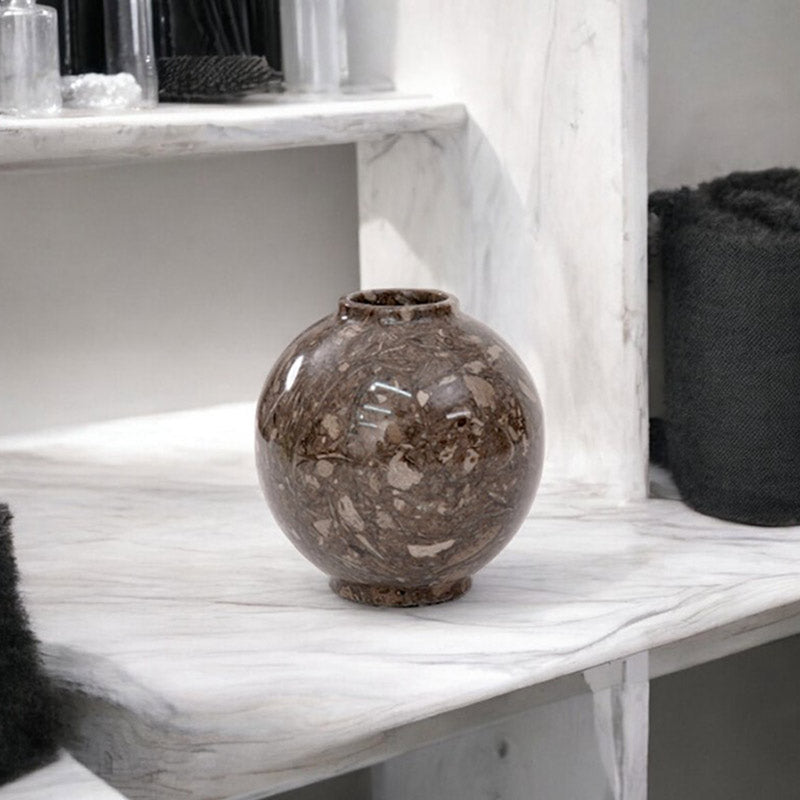Marble Fish Bowl Vase