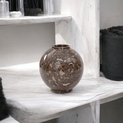 Marble Fish Bowl Vase
