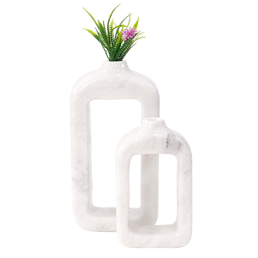 Marble Rectangle Vase