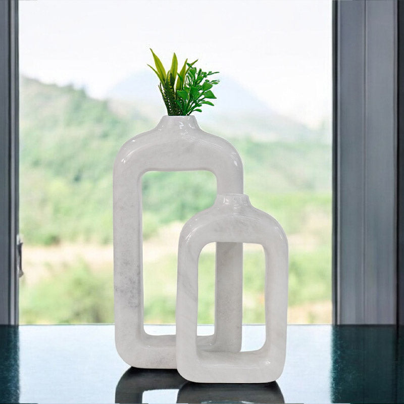 Marble Rectangle Vase