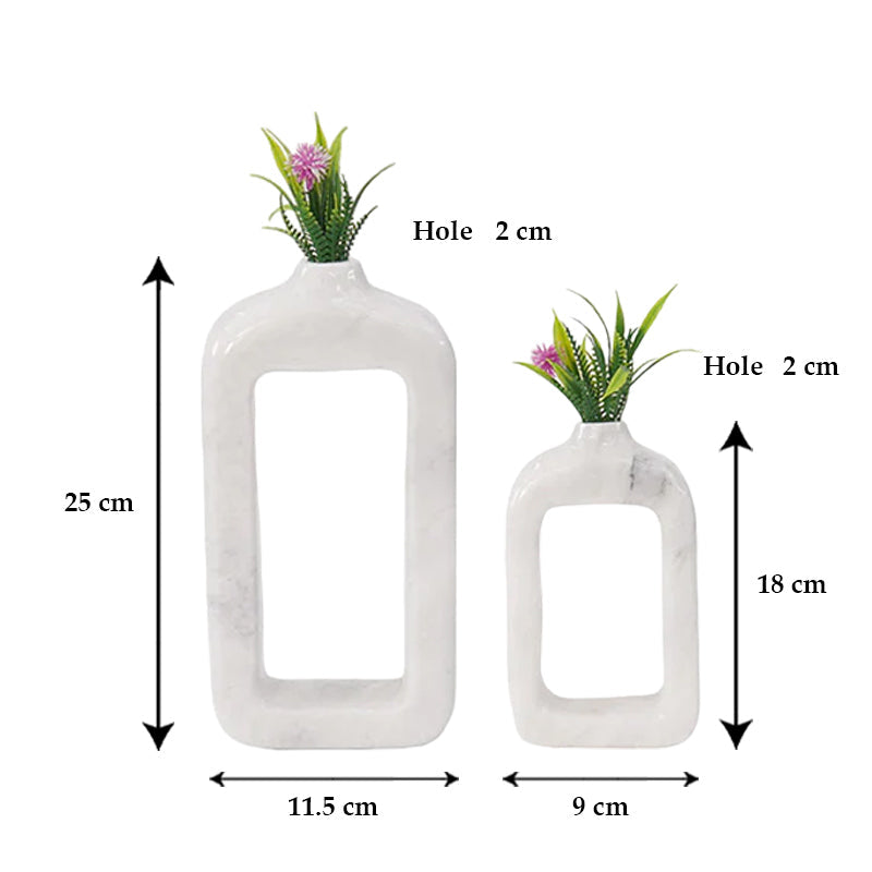 Marble Rectangle Vase