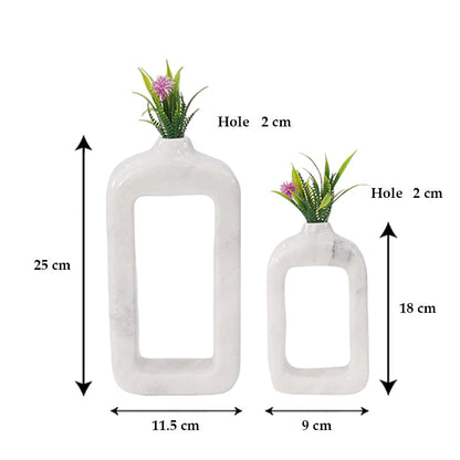Marble Rectangle Vase