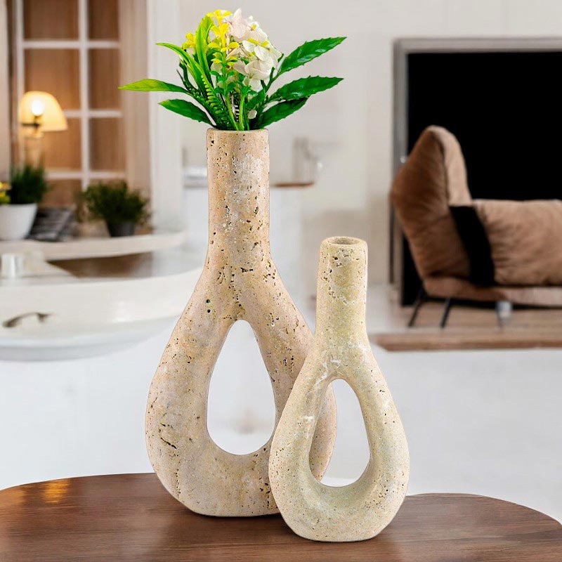 Marble Oval Vase