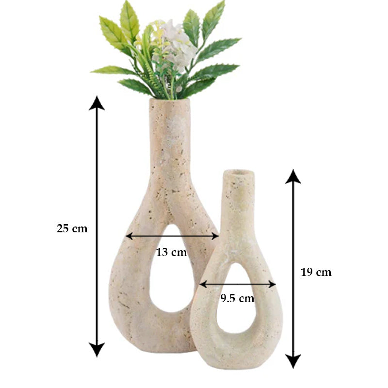 Marble Oval Vase