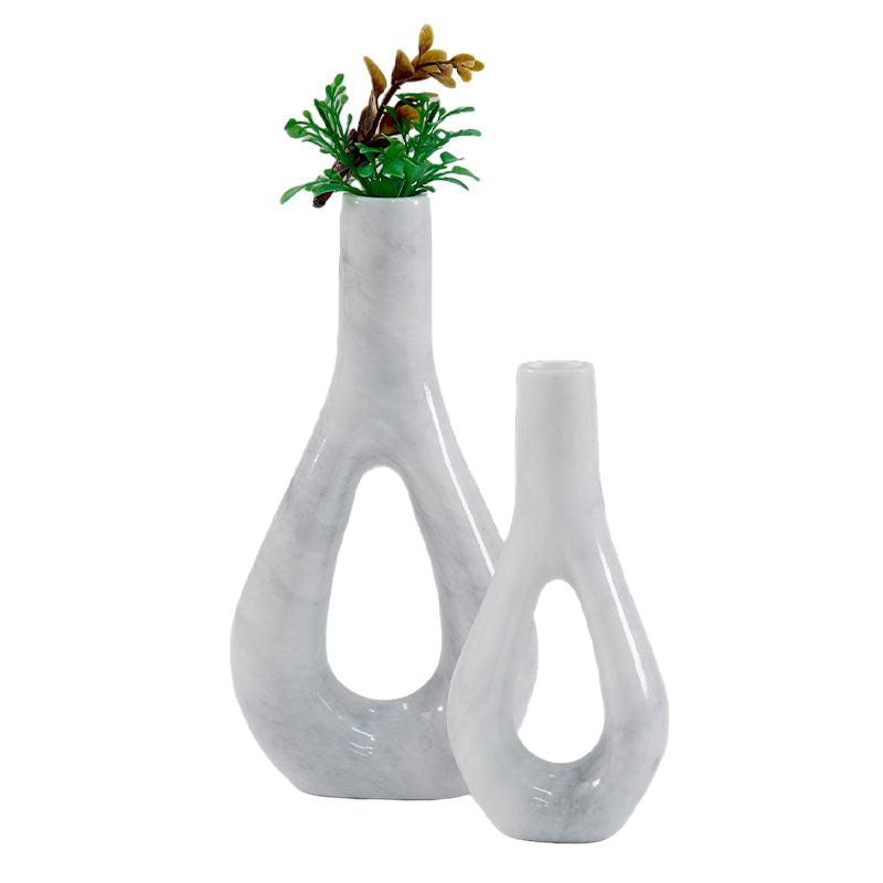 Marble Oval Vase