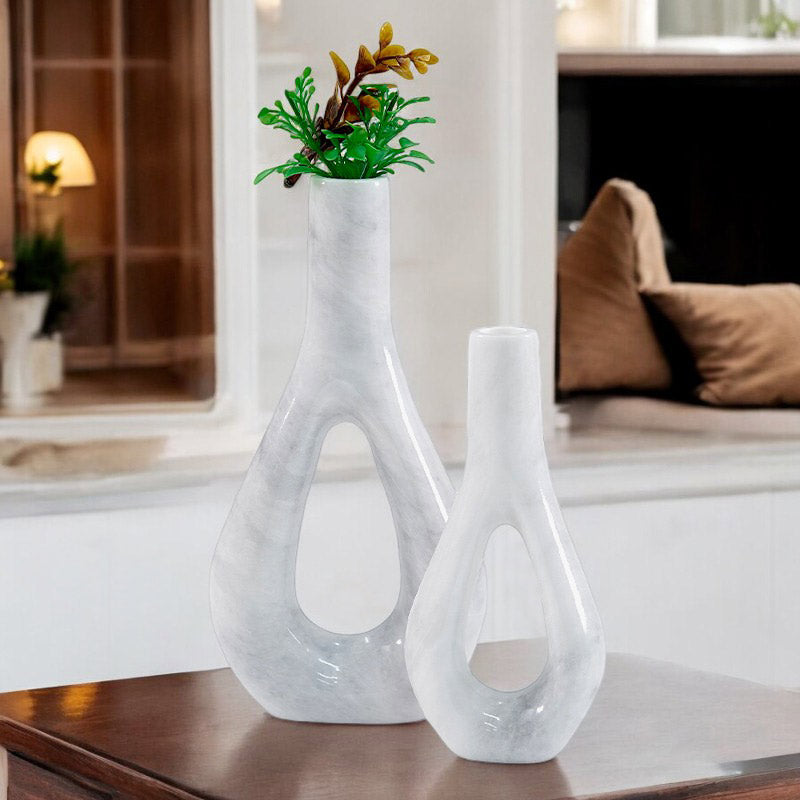 Marble Oval Vase