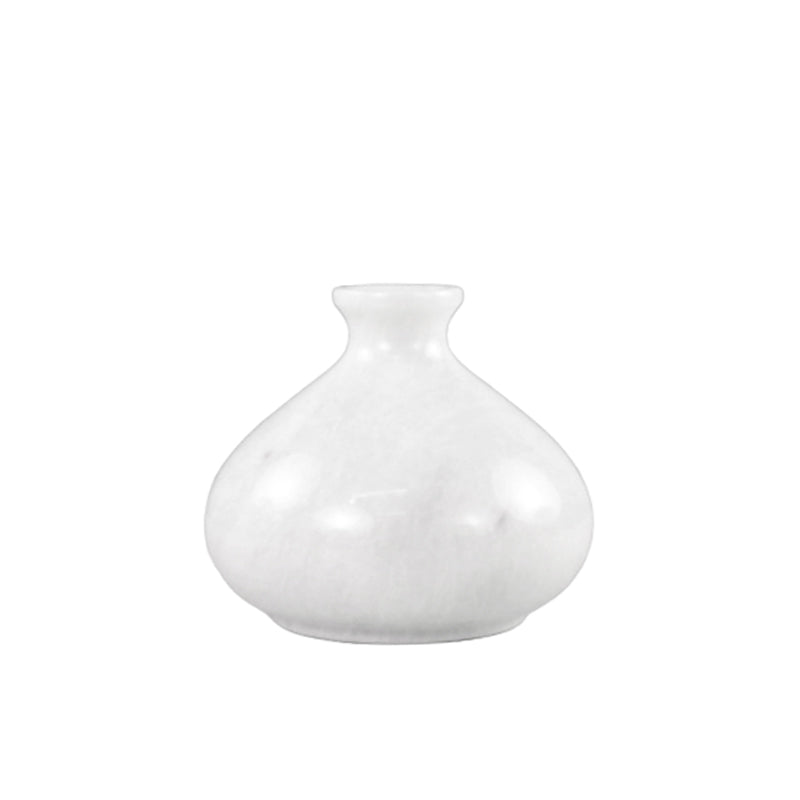 Marble Blossom Oval Vase