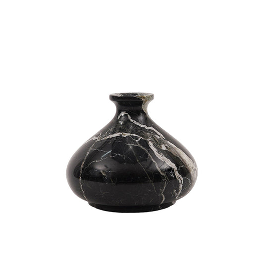 Marble Blossom Oval Vase