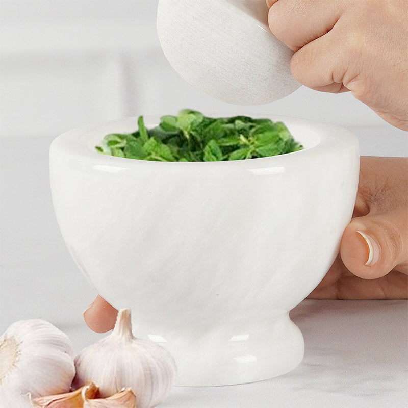 Marble Mortar & Pestle - Big