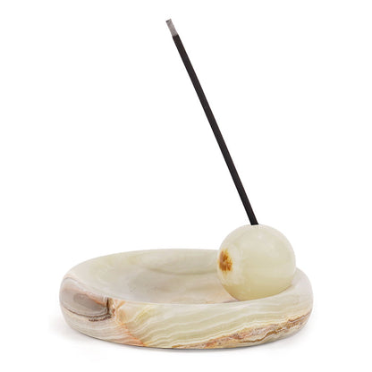 Marble Incense Holder - Design F