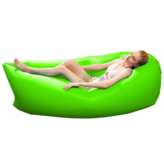 Fast Inflatable Sleeping Bag Lazy Air Sofa Green - Gifts-Australia