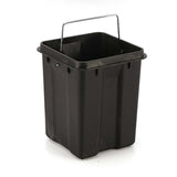 SOGA 4X 6L Foot Pedal Stainless Steel Rubbish Recycling Garbage Waste Trash Bin Square Green