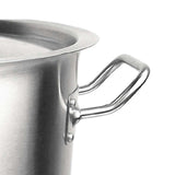 SOGA 50L 18/10 Stainless Steel Stockpot with Perforated Stock pot Basket Pasta Strainer
