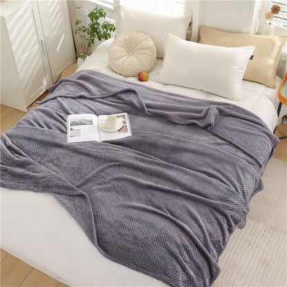 Fluffy Plaid Winter Bed Blankets