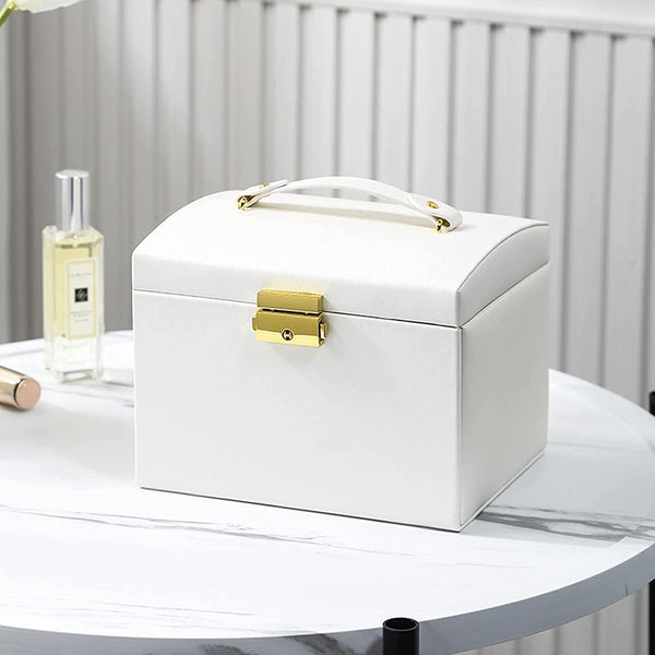 Jewelry Organizer Box, Girl and Woman Anniversary, Large-capacity Storage 3 Layer - Gifts-Australia