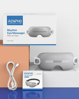 Eye Massager Electric Vibration ,Mask with Bluetooth Music Relax Dry Eyes Dark Circles Eye Bags - Gifts-Australia