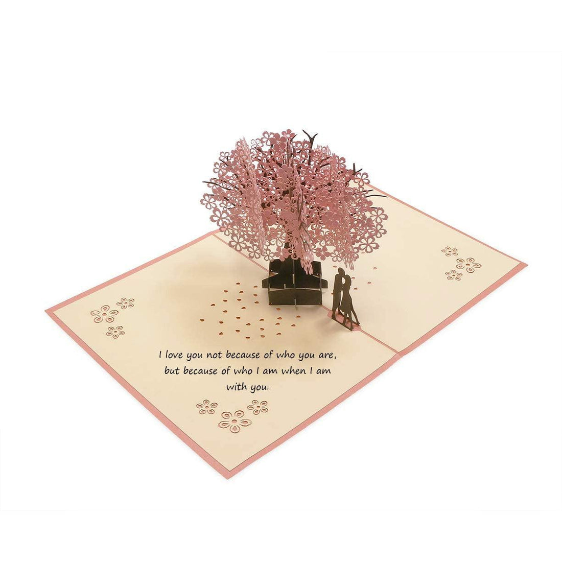 Penta Angel Handmade Cherry Blossom Card Pop Up 3D Flower Card forHim - Gifts-Australia