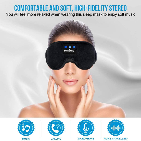 Bluetooth Wireless Sleeping Eye Mask,Office Travel Unisex Gifts - Gifts-Australia