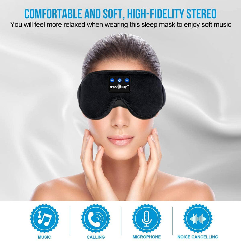 Bluetooth Wireless Sleeping Eye Mask,Office Travel Unisex Gifts - Gifts-Australia