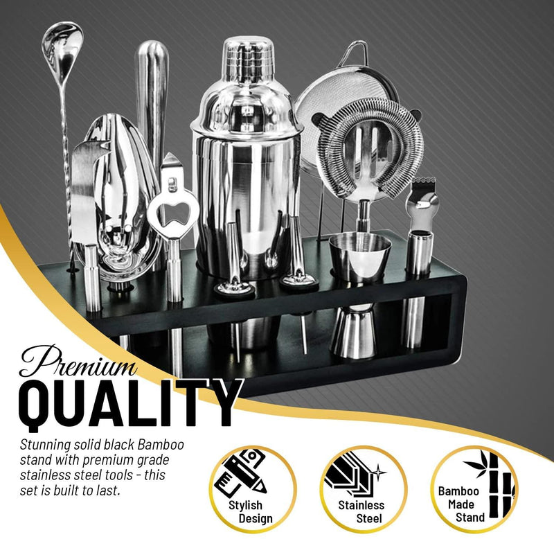 13 Piece Cocktail Shaker Set