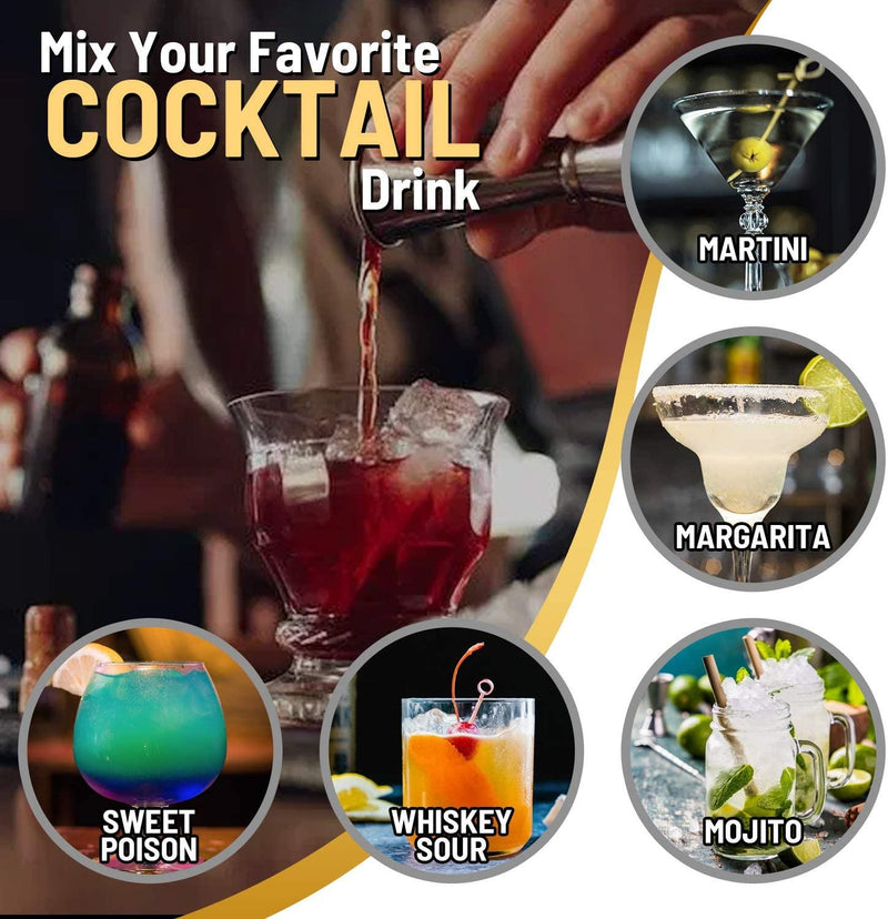 13 Piece Cocktail Shaker Set