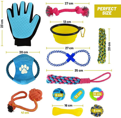 Great Pet Gift of Puppy Toys for Small Medium Dogs,Dog Toy Gift Box - Gifts-Australia
