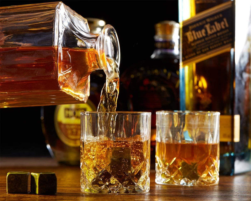 Whisky Glasses Set,Whisky Glasses Set Handmade Wooden Box - Gifts-Australia