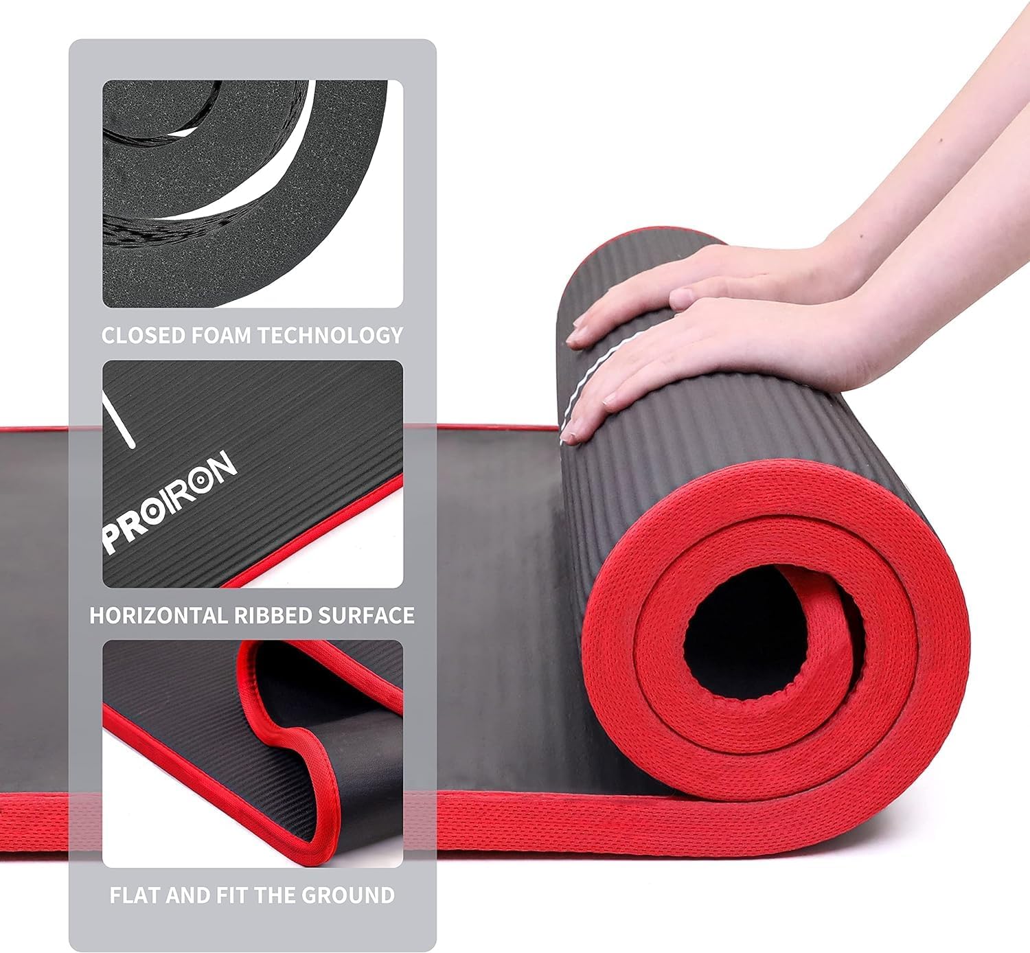 Yoga Mat Eco Friendly NBR All-Purpose 10mm Thick Non-Slip Exercise Mat –  Gifts Hub Australia