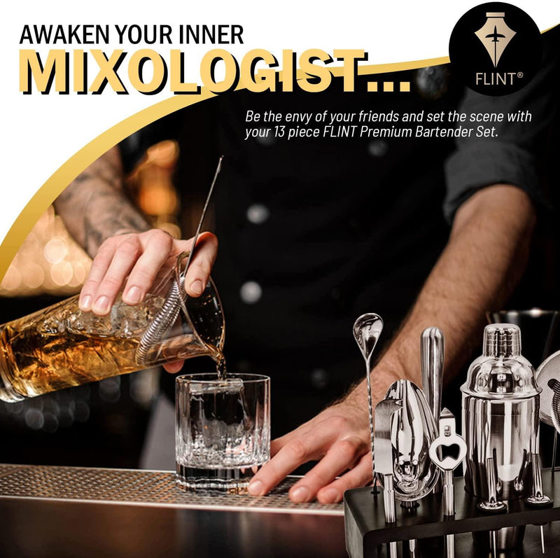 13 Piece Cocktail Shaker Set
