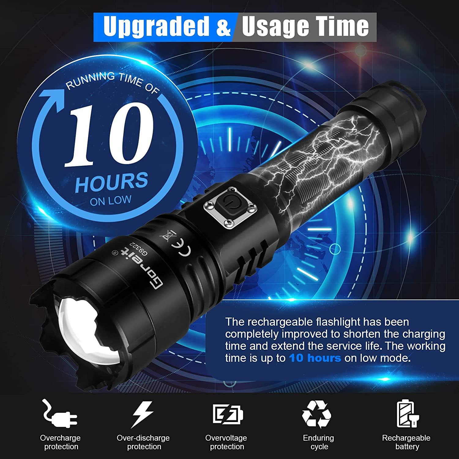 Handheld led flashlight discount