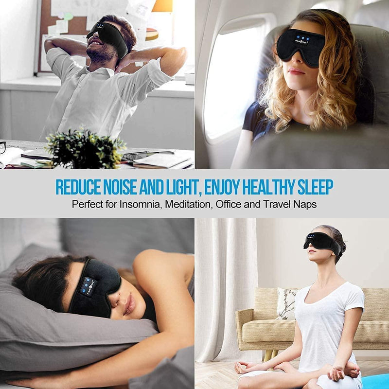 Bluetooth Wireless Sleeping Eye Mask,Office Travel Unisex Gifts - Gifts-Australia