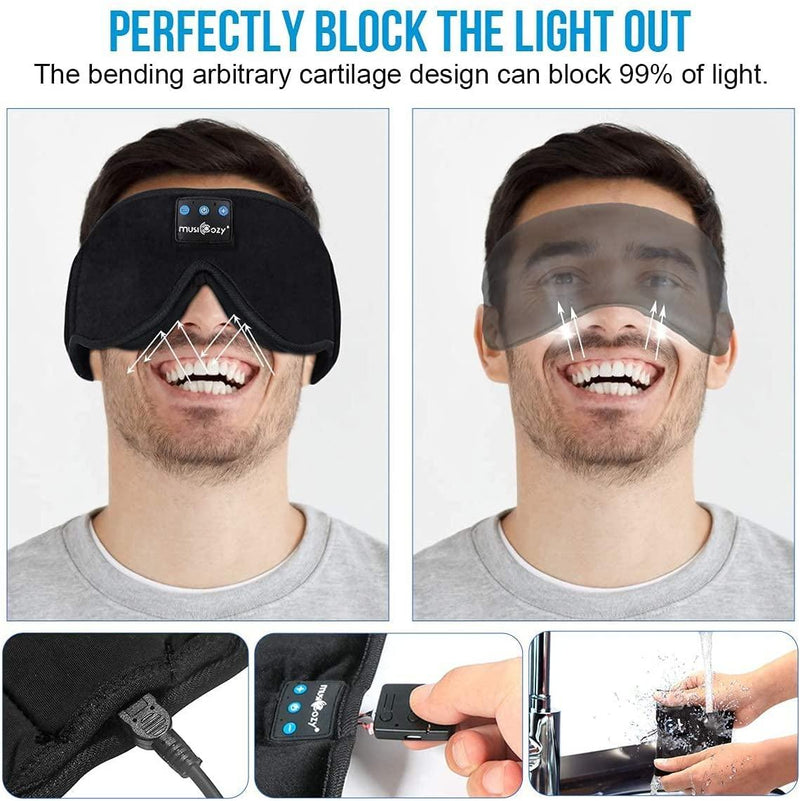 Bluetooth Wireless Sleeping Eye Mask,Office Travel Unisex Gifts - Gifts-Australia