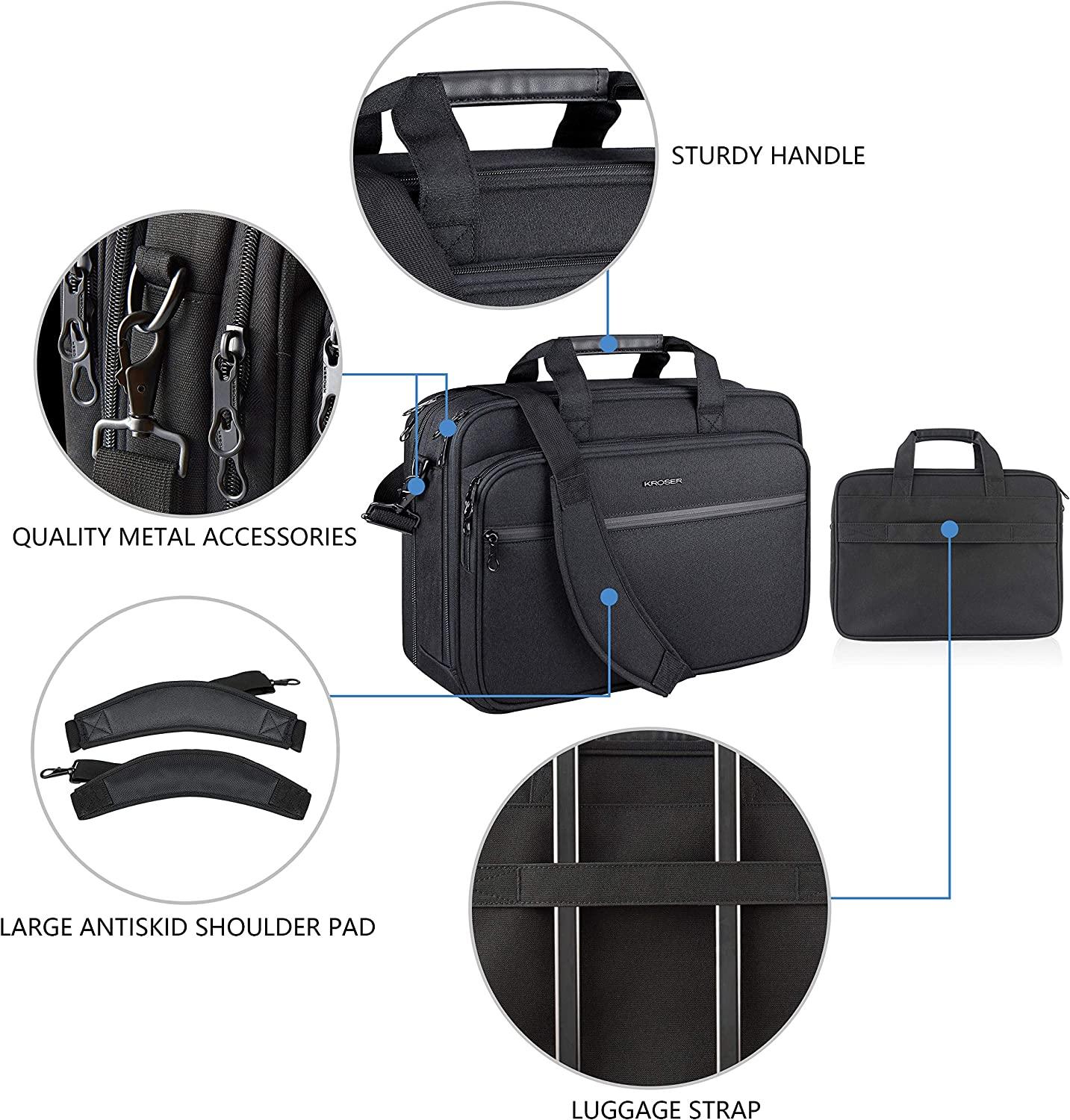 KROSER 18 Laptop Bag Premium Laptop Briefcase Fits Up to 17.3 Inch La Gifts Hub Australia