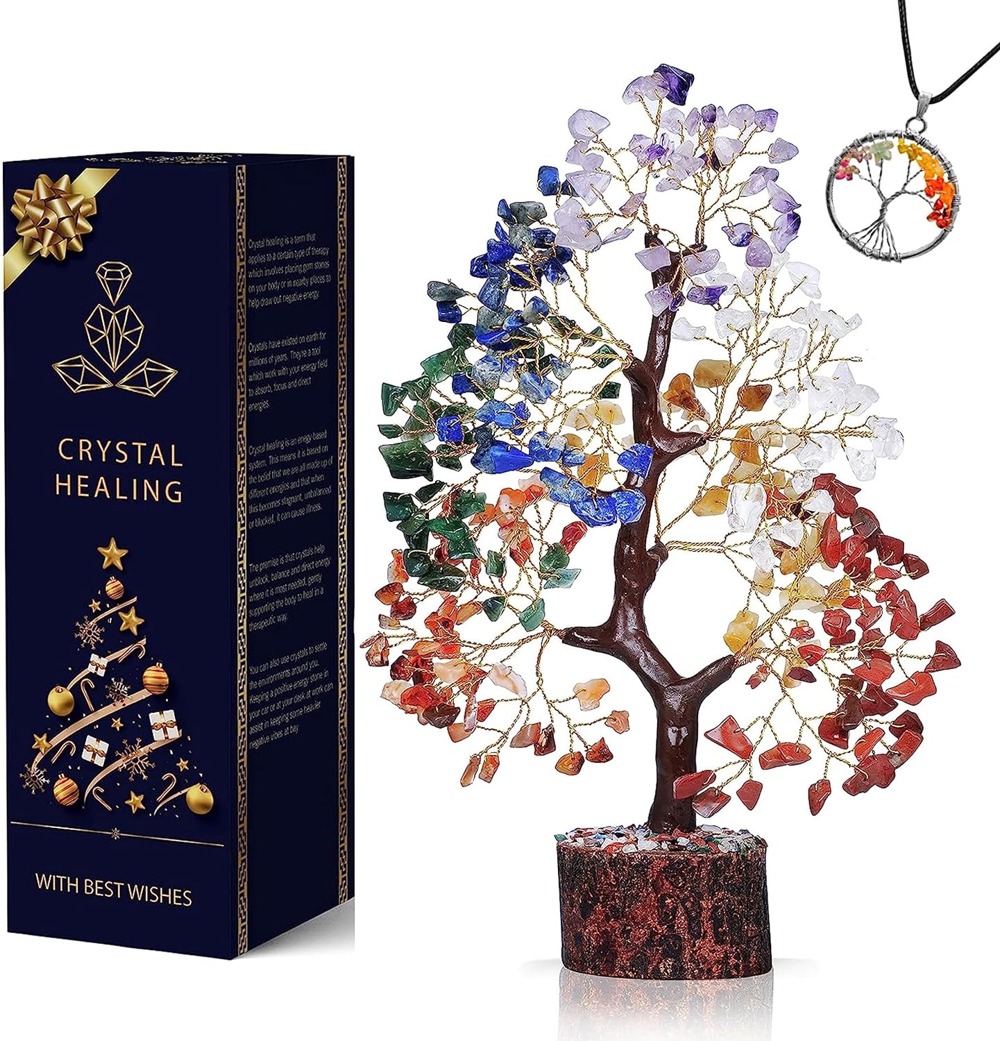  YATSKIA Chakra Tree of Life - Crystal Tree for