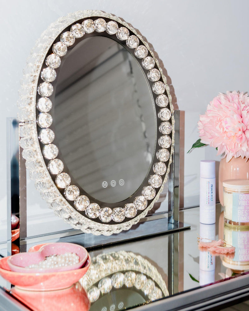 Hollywood Mirror with Lights - Gifts-Australia